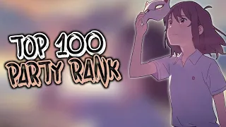 My TOP 100 Anime Songs of All Time [PARTY RANK]