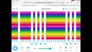 Trying chrome music lab for the first time