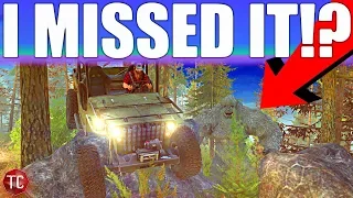 SpinTires MudRunner: WE FOUND SASQUATCH!? (SECRET)