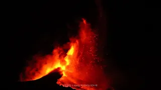 ETNA TIMELAPSE 22-23 FEBBRAIO 2021