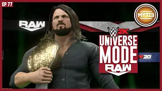WWE 2K - Universe Mode - RAW -  Ep 77 - In Style