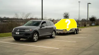 Picking up the new TDI VW Touareg tow rig and putting it to work! // BMP Tuning