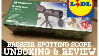 LIDL SPOTTING SCOPE | BRESSER | Unboxing & Review