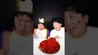 Super Giant Spicy Food Challenge Monster Fish Mukbang | TikTok Funny Videos | HUBA #shorts