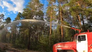 Пожарный автомобиль / АЦ—8,0—40 на базе Урал