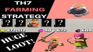 BEST Town hall 7 Farming Strategy 2019 | TH7 Attack Strategy | Attack WITHOUT Spells | Max Heroes!