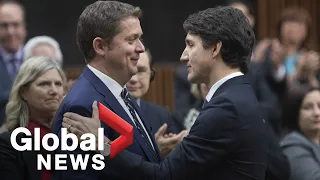 Scheer jokes he's 'first person in Canadian history' to get more votes than a Trudeau