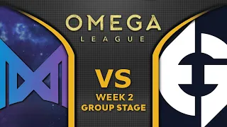NIGMA vs EG - BEAUTIFUL MATCH! - OMEGA League Dota 2 Highlights 2020