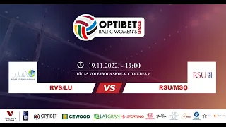 Optibet Baltijas līga: RVS/LU pret RSU/MSĢ