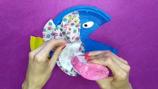 Manualidades fáciles para niños con platos de plástico