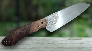 Knife making - Japanese Chef Knife From Saw Blade