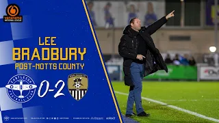 INTERVIEW | Lee Bradbury post-Notts County defeat