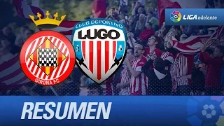 Resumen de Girona FC (1-1) CD Lugo