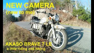 AKASO BRAVE 7 LE: A little motorcycling and hiking, playing about with a new camera.