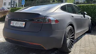 LA PLUS BELLE TESLA MODÈLE S VU À GRENOBLE ⚡️🤯