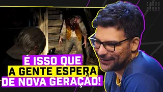 REACT DO NOVO GAMEPLAY DE RESIDENT EVIL 4 REMAKE! 🧟‍♂️👧