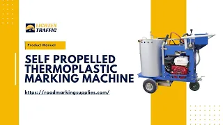 Self propelled automatic thermoplastic road marking machine Manufacturer China