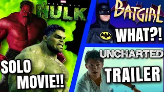 New Solo Hulk Movie, Uncharted Trailer, Shocking Batman News & MORE!!