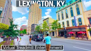 Lexington, Kentucky Downtown Walking Tour - Virtual City Walks and Treadmill tours in 4K