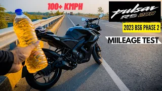 2023 Bajaj Pulsar RS 200 |  BS6 Phase 2 | Mileage test | High speed 100+ | Not as expected ?