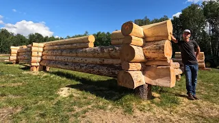 Building My Log Home Pt. 8 - Half Way Done the Walls