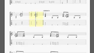 Metallica   Leper Messiah James guitar tablature