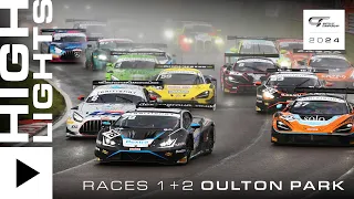 HIGHLIGHTS | Races 1 + 2 | Oulton Park | 2024 British GT Championship