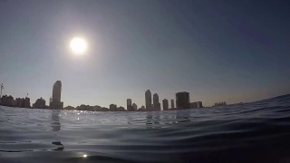 Some footage from underwater in Bat Yam.