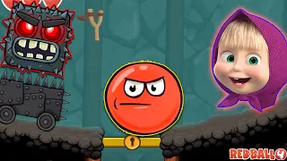 Masha Boss vs Red Ball 4 Forest NinJa Boss