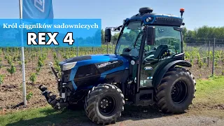 Król ciągników sadowniczych - nowy REX 4   [ F / S / V / GT ]