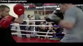 Alexander Povetkin Training For Showdown With Bermane Stiverne Looks Powerful!!!