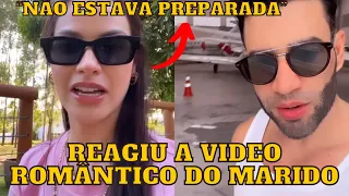 Andressa Suita REAGE a vídeo ROMÂNTICO do Gusttavo Lima e se DERRETE “Te amo”