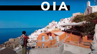 Oia, Santorini- Walking Tour 4K