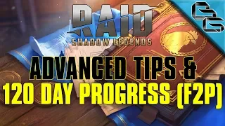 RAID: Shadow Legends | 120 Day Progress + Advanced Tips | FREE Sacred Shard | F2P