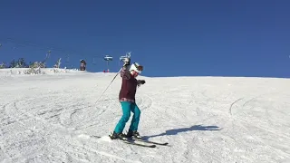 Мой Хвалынский горнолыжный  спуск