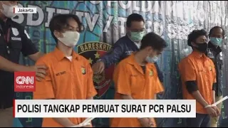 Polisi Tangkap Pembuat Surat PCR Palsu