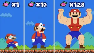 Mario Wonder but every Seed make Mario STRONGER... | New Super Mario Bros.| Game Animation