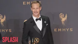 Alexander Skarsgård Praises Female Influencers in Emmys Win Speech | Splash TV