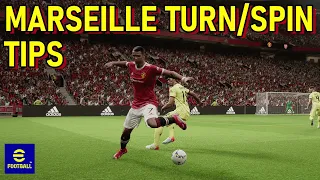 eFootball 2022 Tutorial - Skills/Feints - Marseille Turn/Spin or Roulette | How To Dribble