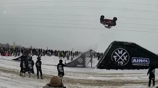 Мотошоу на берегу реки Пяко-Пур Тарко Сале 2024 год  #_FMX13