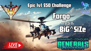 🔴 Live Command and Conquer, Zero Hour 15gmt Fargo vs BiG^SiZe $50 Sponsored by Ascension191