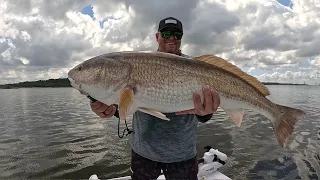 Fishing for massive Bull Redfish in Jacksonville, Florida and we land some giants.