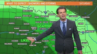 DFW weather: Some rain possible this weekend. It's warming up, too.