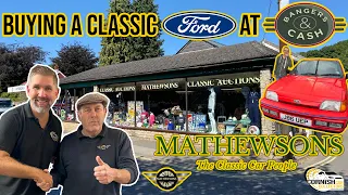 Buying a FAST FORD at MATHEWSONS Classic Car Auctions BANGERS & CASH and Driving a Fiesta XR2i Home!