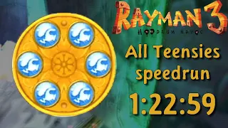 [WR] Rayman 3: Hoodlum Havoc All Teensies speedrun (1:22:59)