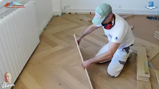 Comment poser son parquet en bâtons rompus ? | OBtravaux