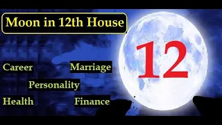 Moon in the 12th house of Lagna Chart #moon #vedicastrology #astrology