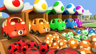 Finger Song - Baby songs  color Egg soccer ball pool play - Nursery Rhymes & Kids Songs
