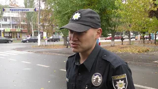 Патрульна поліція Краматорська і Слов’янська перевіряє дорожні знаки і розмітку