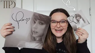 UNBOXING MY SIGNED TAYLOR SWIFT TORTURED POETS DEPARTMENT CD AND VINYL!!!